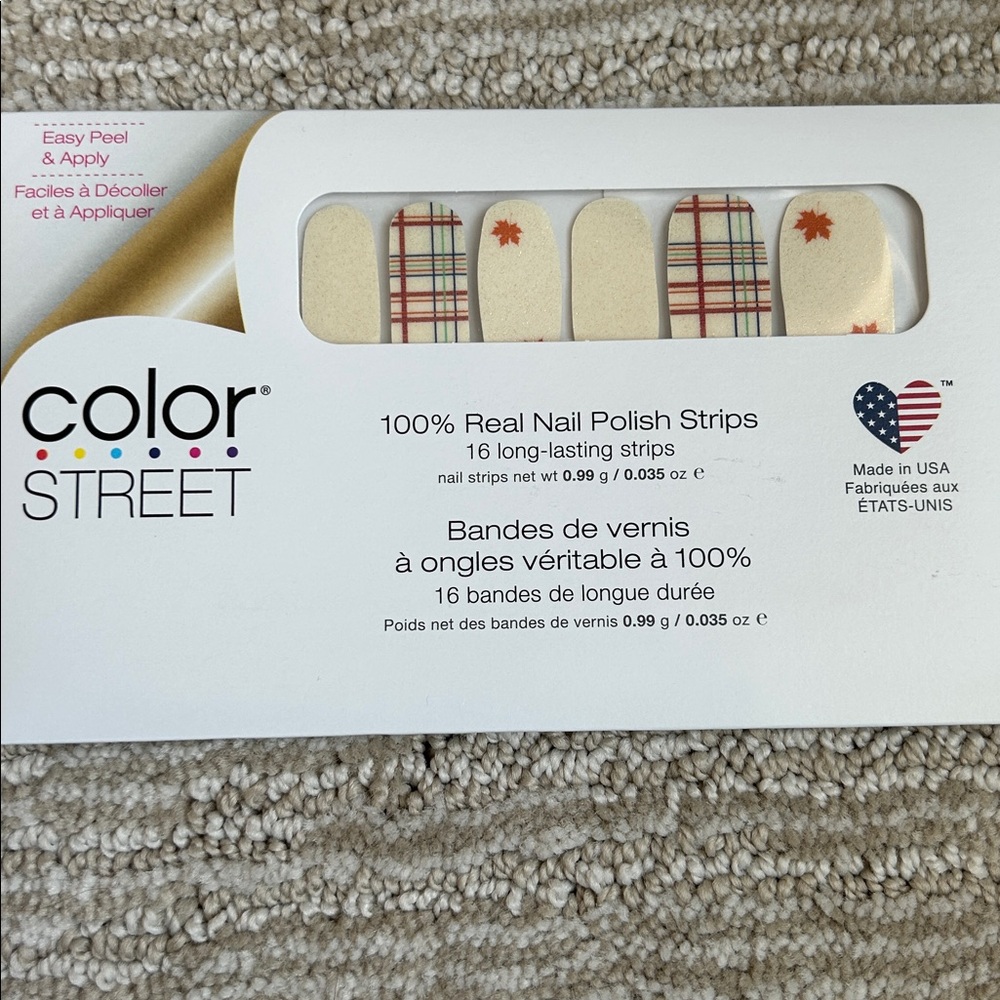 Color Street Nail Polish Strips, Plaid You Came